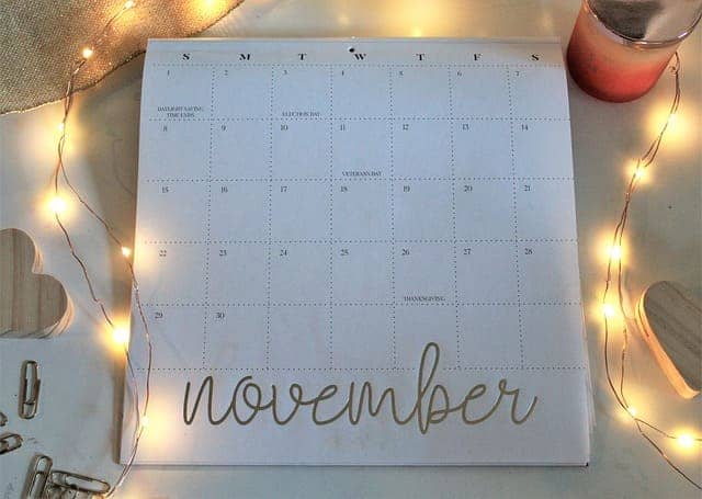 November month symbolism
